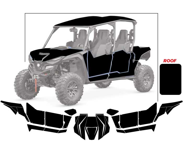 Elite Graphics Kit: UTV 4 Door Kit