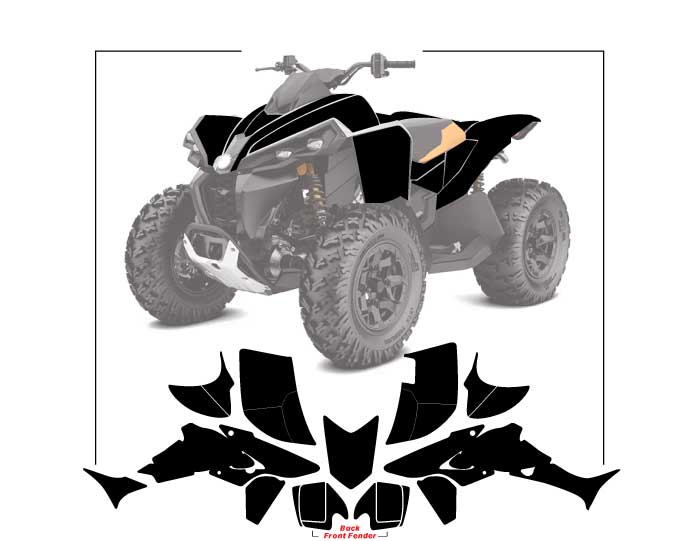Elite Graphics Kit: ATV Full Kit-Utility